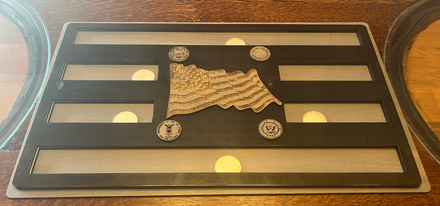 Challenge Coin Display - Medium
