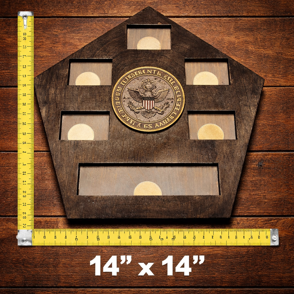Challenge Coin Display Boards – NH Creations LLC