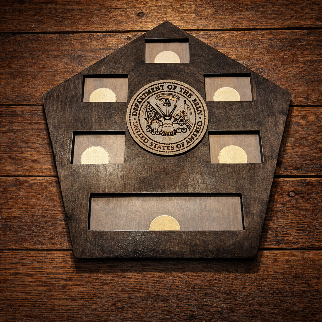 Challenge Coin Display Boards – NH Creations LLC