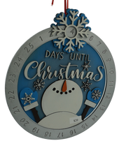 Christmas Count Down dial Snowman