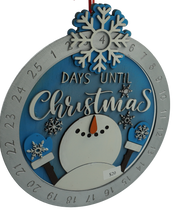 Christmas Count Down dial Snowman