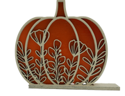 Floral Pumpkin Single Stack