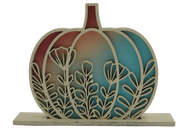 Floral Pumpkin Single Stack