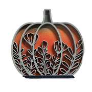 Floral Pumpkin Single Stack