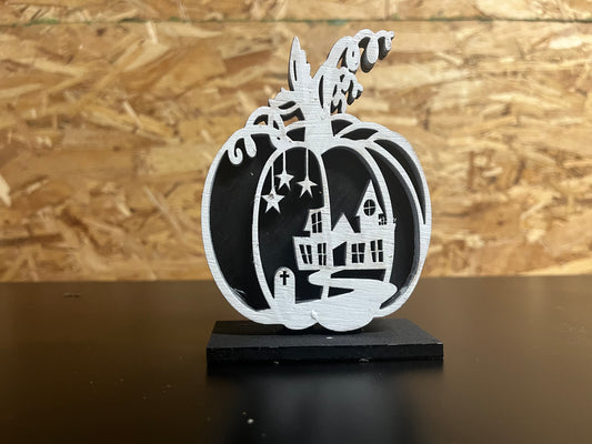 Spooky Mini Haunted House Pumpkin