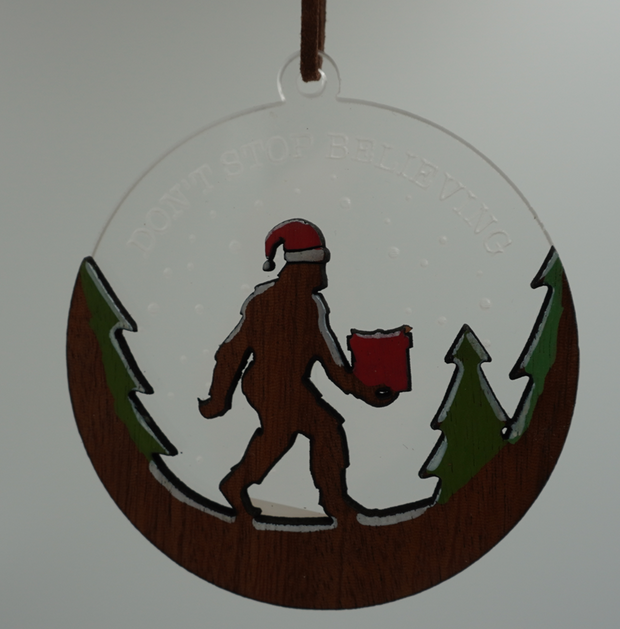 Bigfoot Believe Ornament