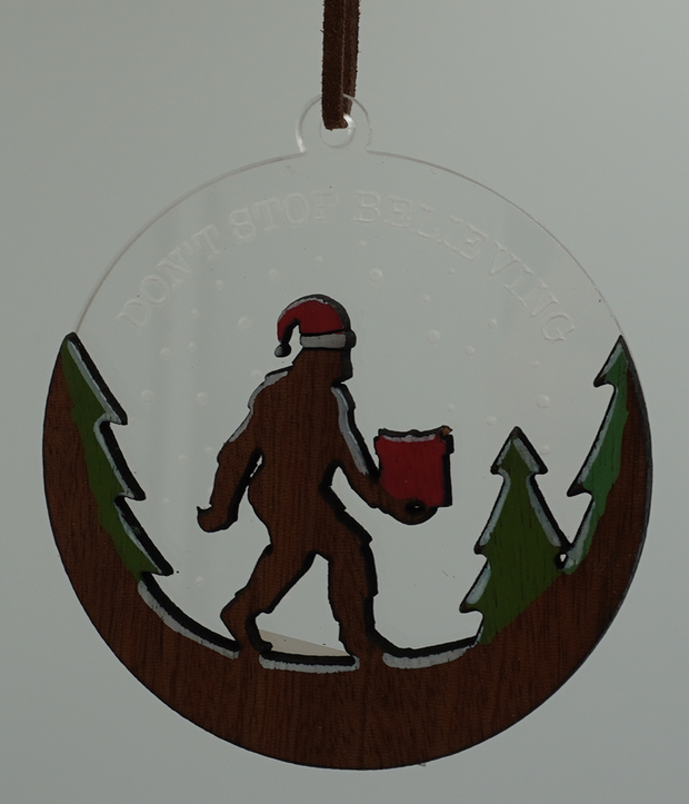 Bigfoot Believe Ornament