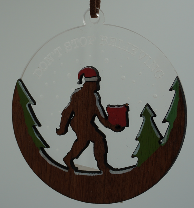 Bigfoot Believe Ornament