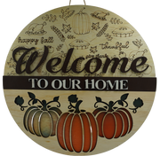 Sign - Welcome To Our Home Fall Large 16"