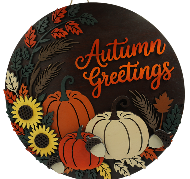 Sign - Autumn Greeting Large 16"