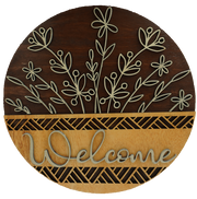 Sign - Welcome Wheat Large 16"